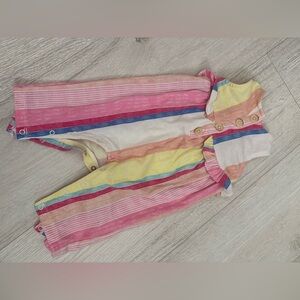 Jessica Simpson Colorful Striped Baby Romper